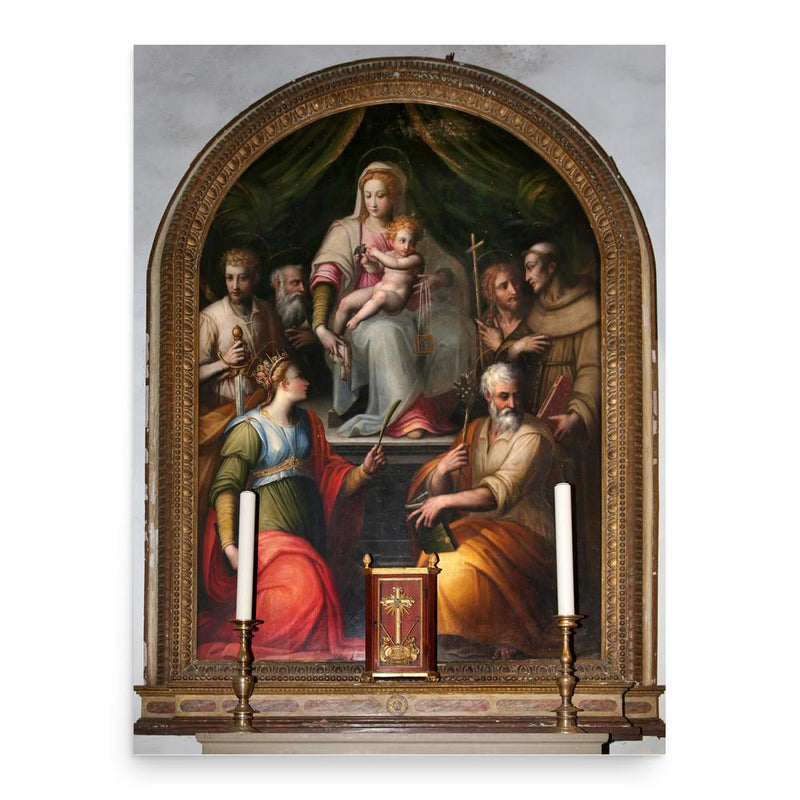 Giovanni Battista Naldini poster print, in size 18x24 inches.