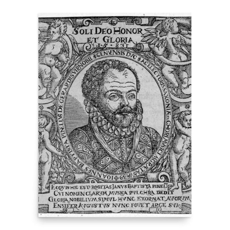 Giovanni Battista Pinello di Ghirardi poster print, in size 18x24 inches.