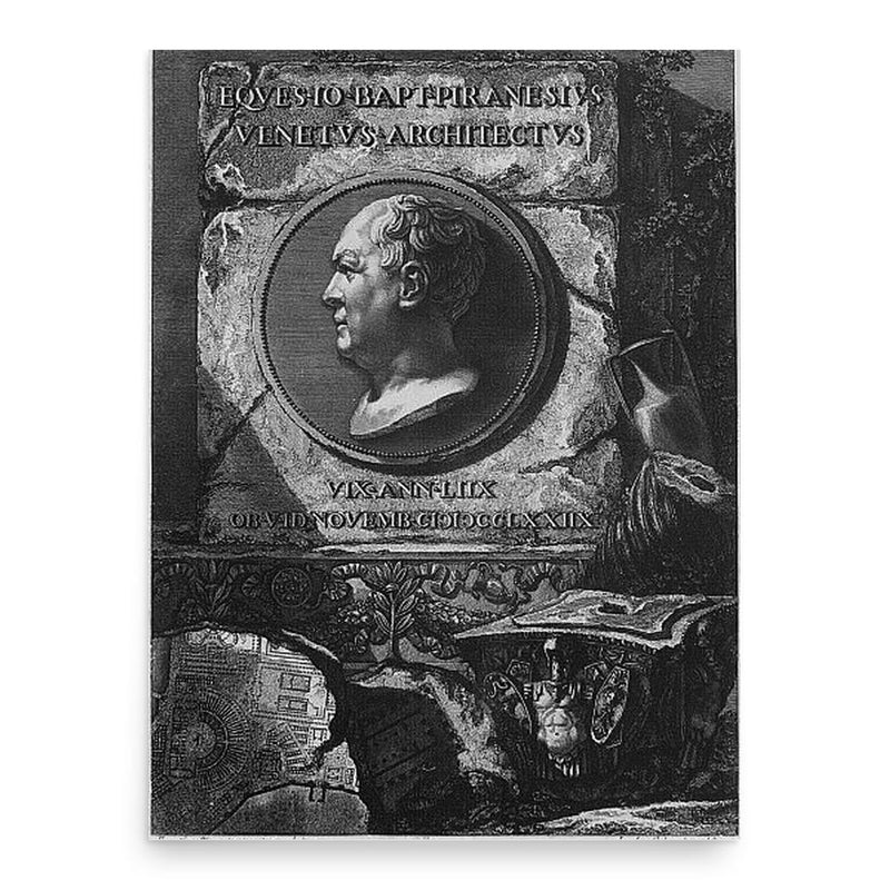 Giovanni Battista Piranesi poster print, in size 18x24 inches.