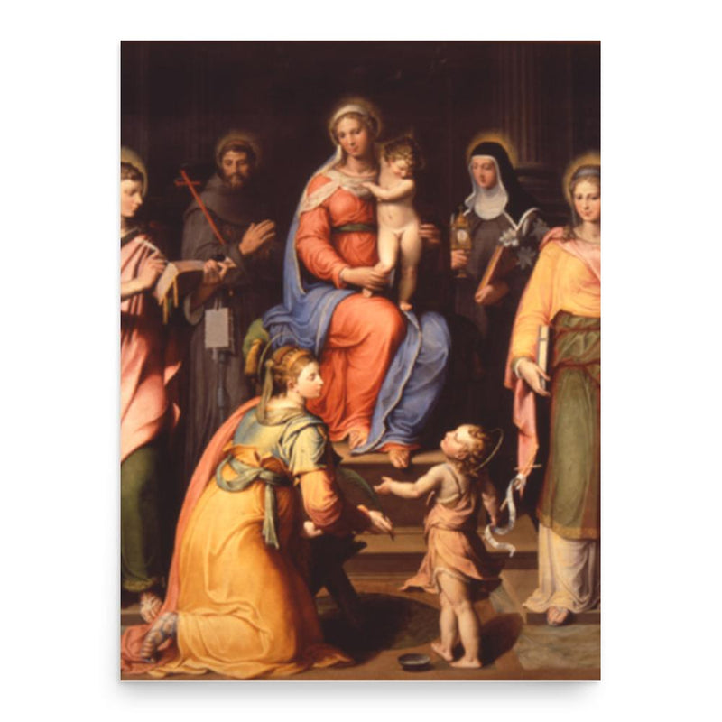 Giovanni Battista Ramenghi poster print, in size 18x24 inches.