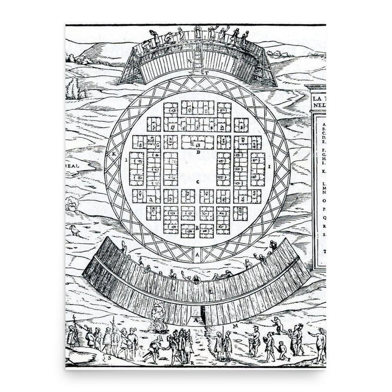 Giovanni Battista Ramusio poster print, in size 18x24 inches.