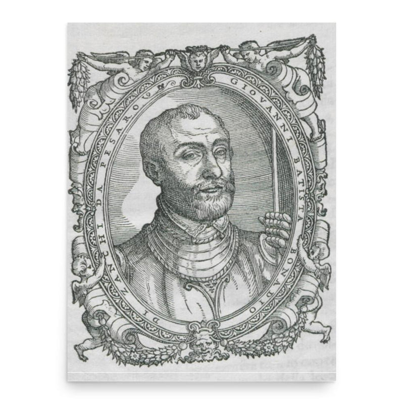 Giovanni Battista Zanchi poster print, in size 18x24 inches.