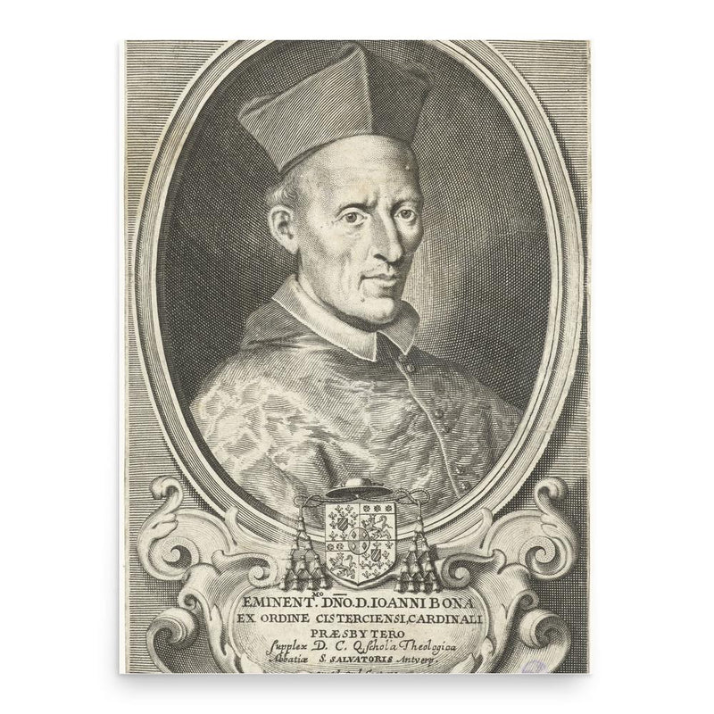 Giovanni Bona poster print, in size 18x24 inches.