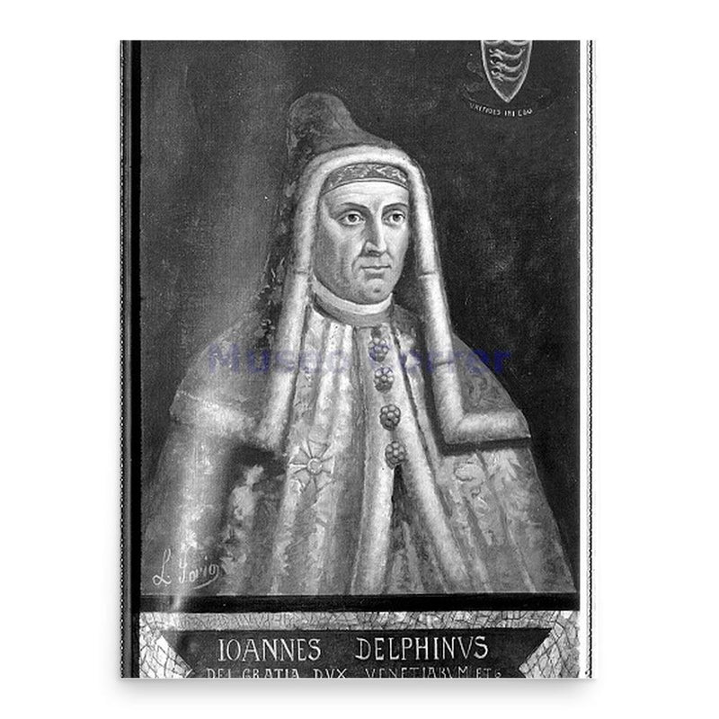 Giovanni Dolfin poster print, in size 18x24 inches.