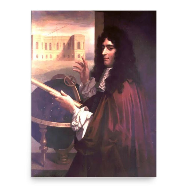 Giovanni Domenico Cassini poster print, in size 18x24 inches.