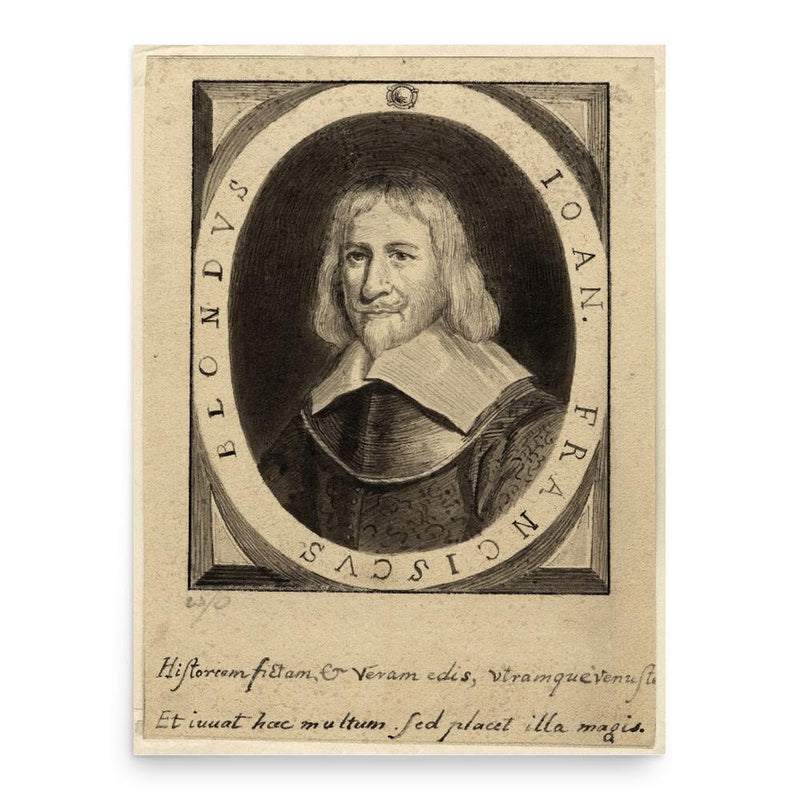 Giovanni Francesco Biondi poster print, in size 18x24 inches.