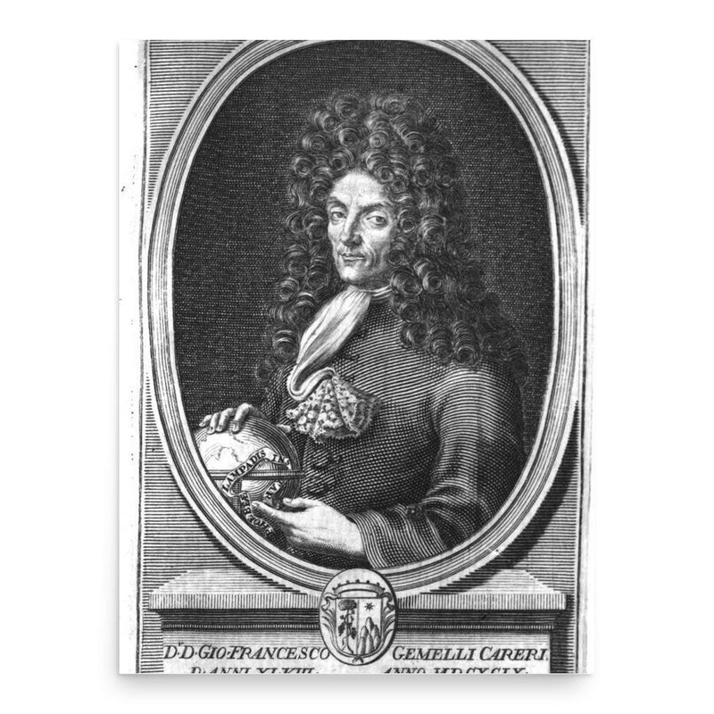 Giovanni Francesco Gemelli Careri poster print, in size 18x24 inches.