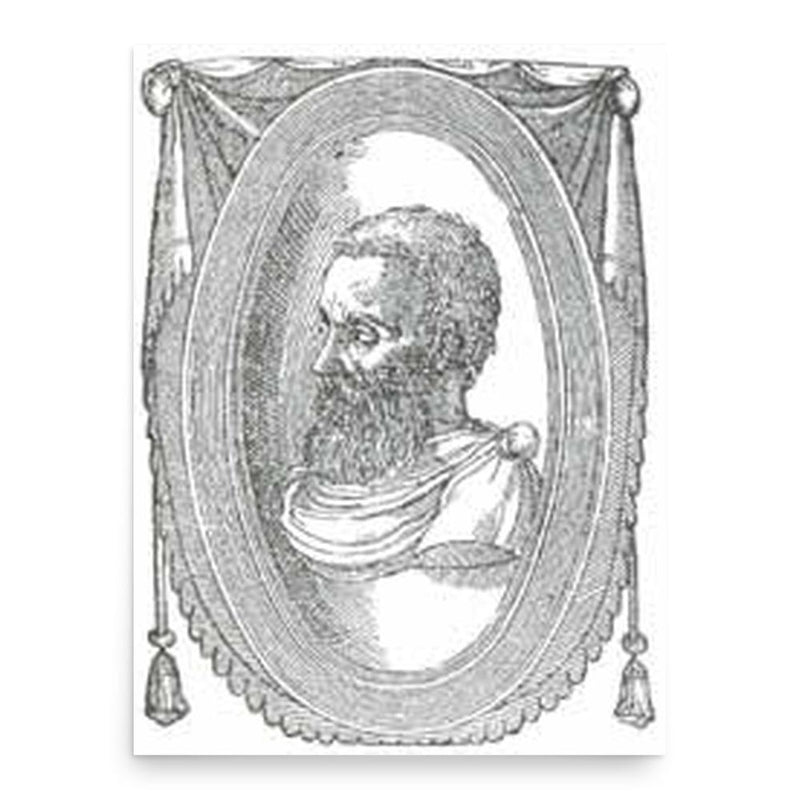 Giovanni Francesco Straparola poster print, in size 18x24 inches.