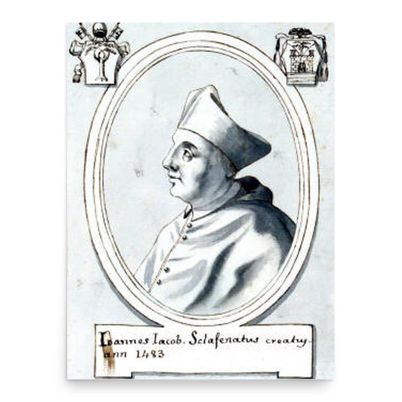Giovanni Giacomo Sclafenati poster print, in size 18x24 inches.