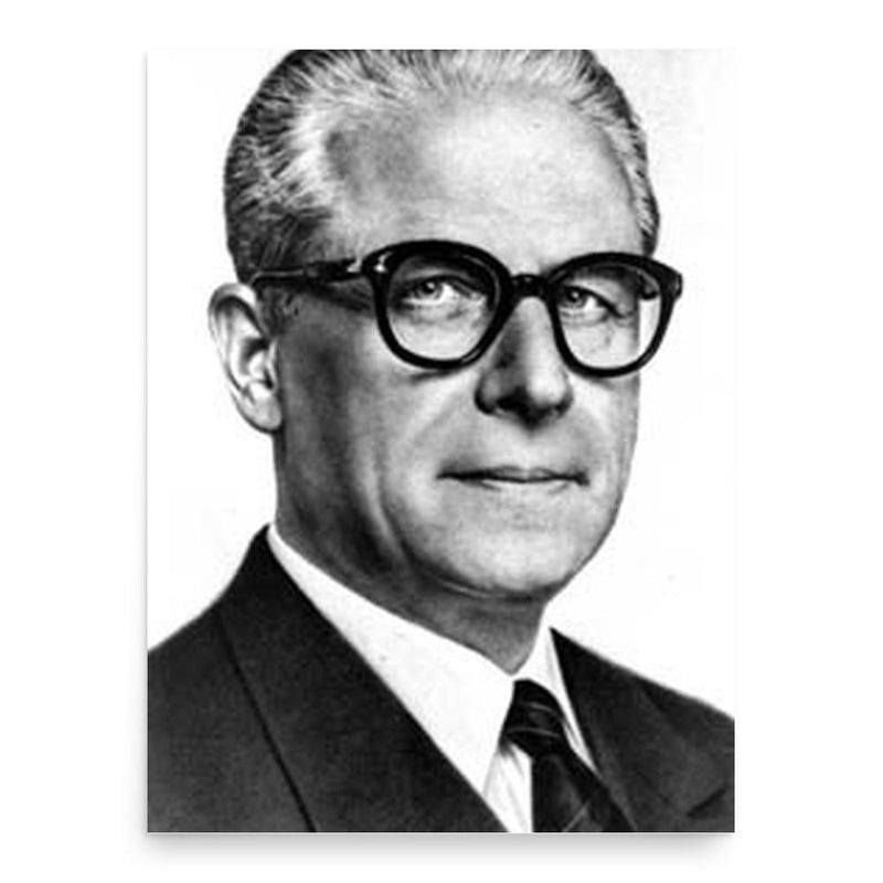 Giovanni Gronchi poster print, in size 18x24 inches.