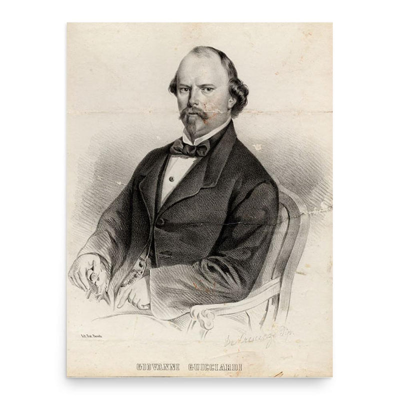 Giovanni Guicciardi poster print, in size 18x24 inches.