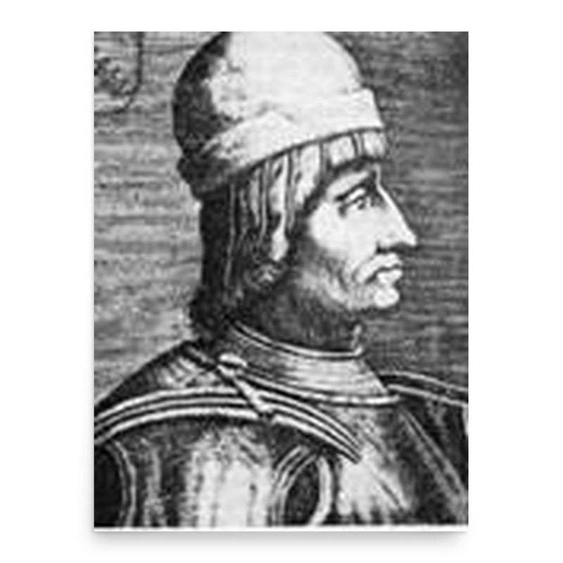 Giovanni I Bentivoglio poster print, in size 18x24 inches.