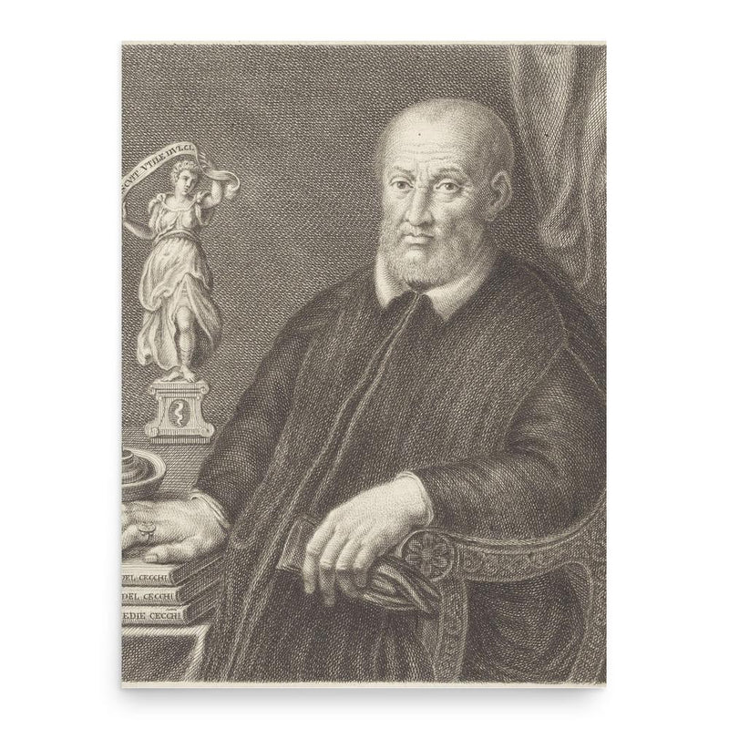 Giovanni Maria Cecchi poster print, in size 18x24 inches.