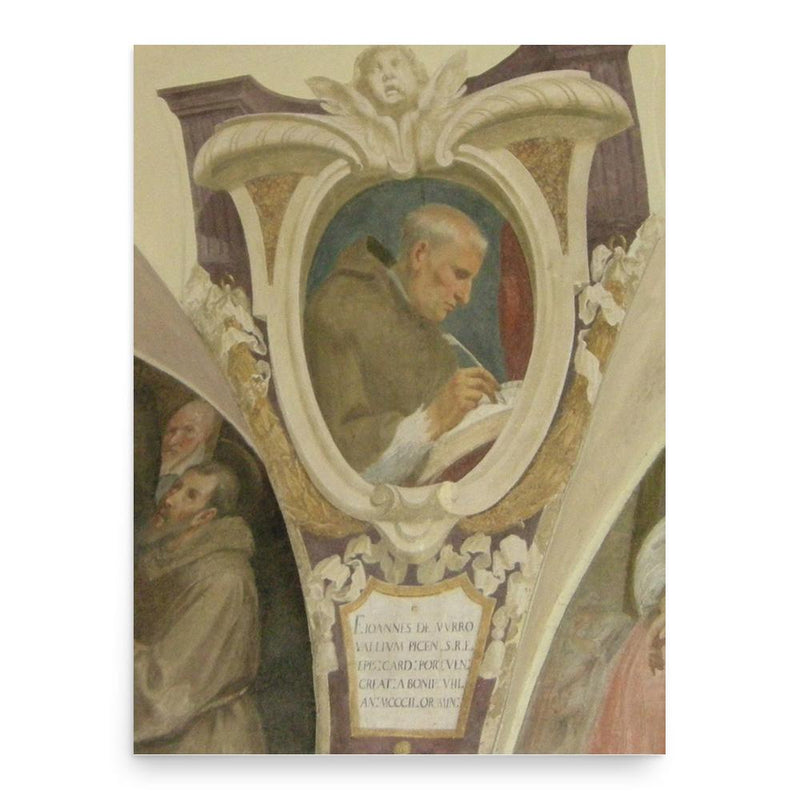 Giovanni Mincio da Morrovalle poster print, in size 18x24 inches.