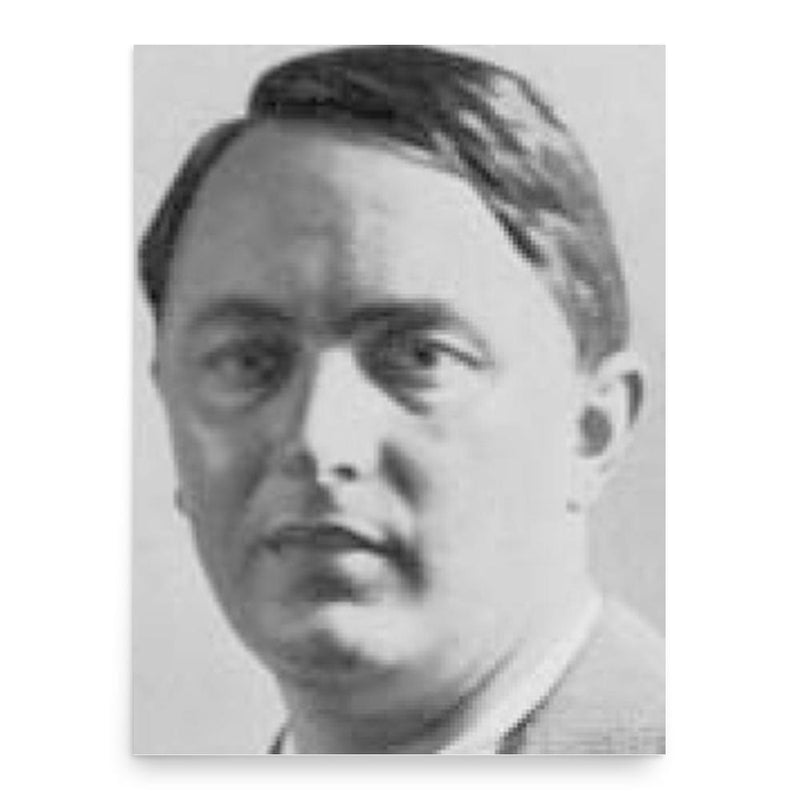 Giovanni Muzio poster print, in size 18x24 inches.