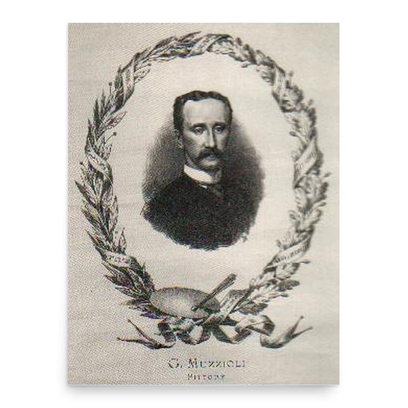 Giovanni Muzzioli poster print, in size 18x24 inches.