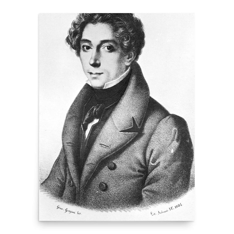 Giovanni Pacini poster print, in size 18x24 inches.