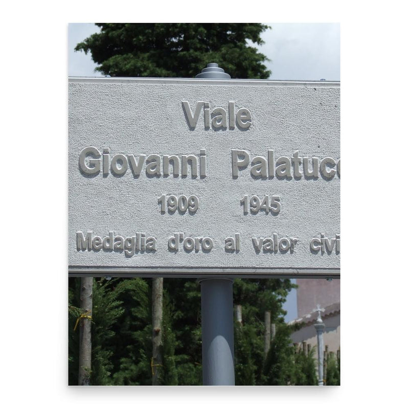 Giovanni Palatucci poster print, in size 18x24 inches.