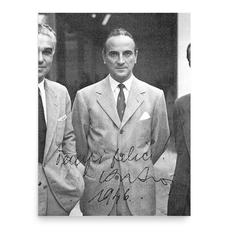 Giovanni Savonuzzi poster print, in size 18x24 inches.