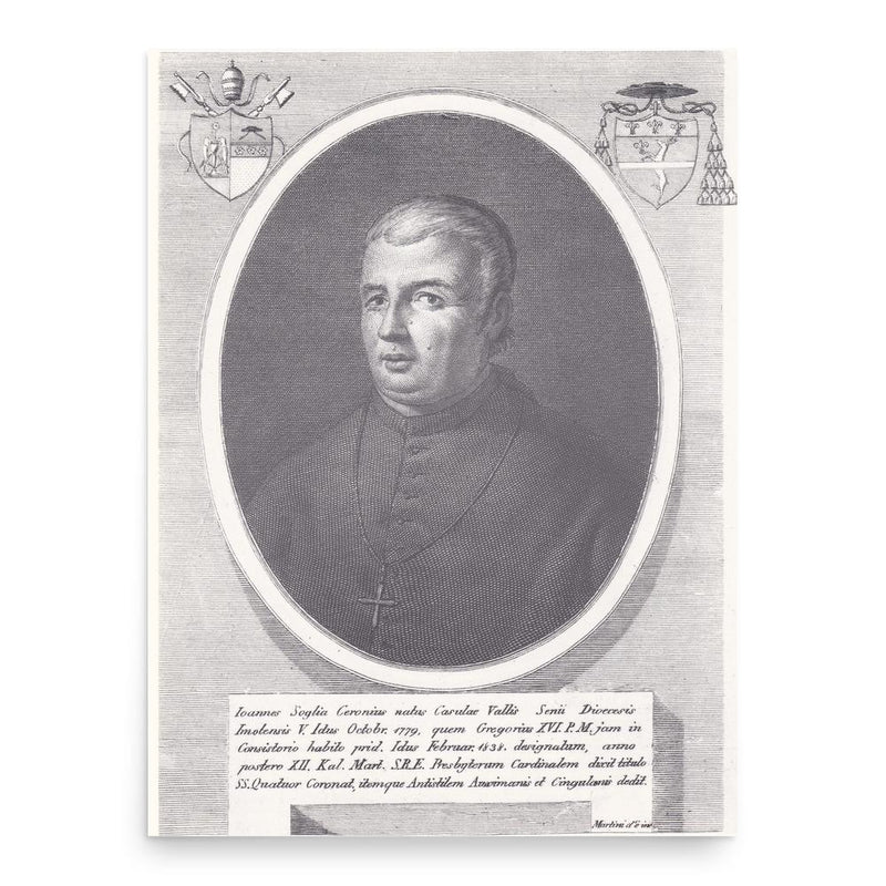 Giovanni Soglia Ceroni poster print, in size 18x24 inches.