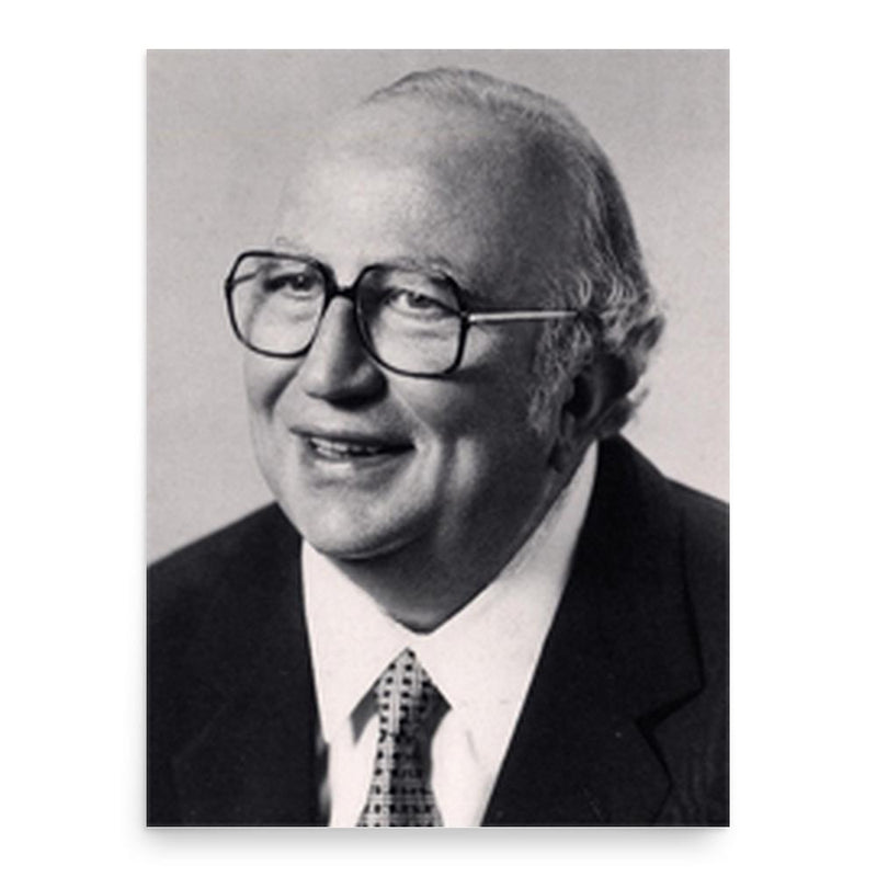 Giovanni Spadolini poster print, in size 18x24 inches.