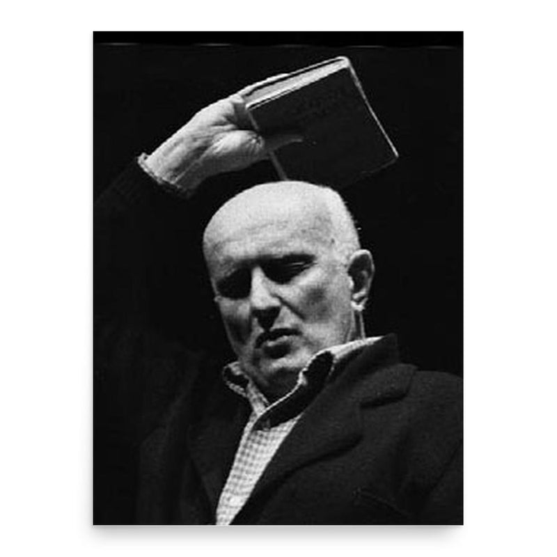 Giovanni Testori poster print, in size 18x24 inches.