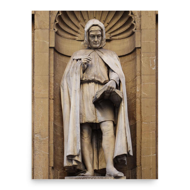 Giovanni Villani poster print, in size 18x24 inches.