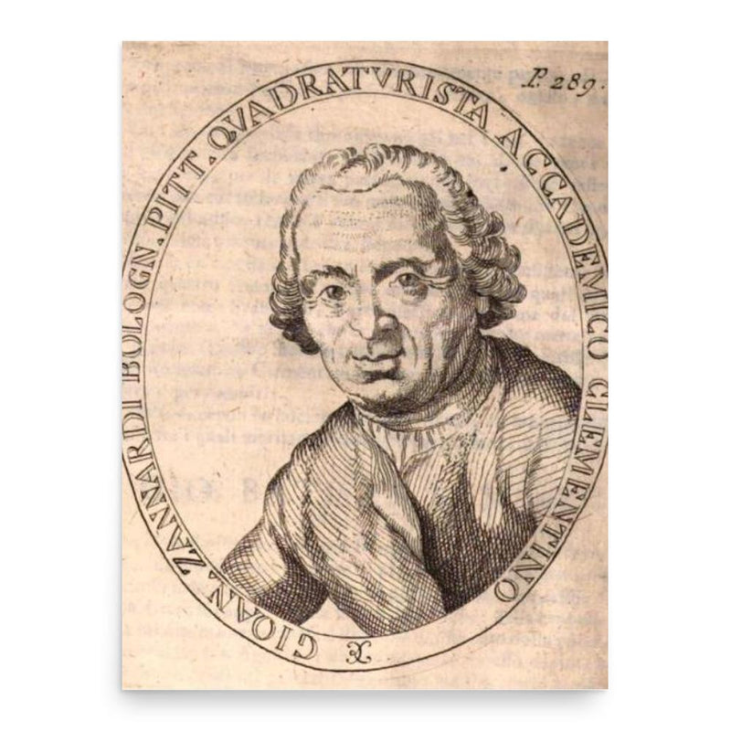 Giovanni Zanardi poster print, in size 18x24 inches.