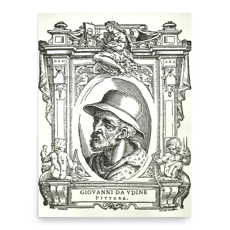 Giovanni da Udine poster print, in size 18x24 inches.