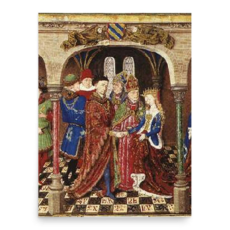 Girart de Roussillon poster print, in size 18x24 inches.