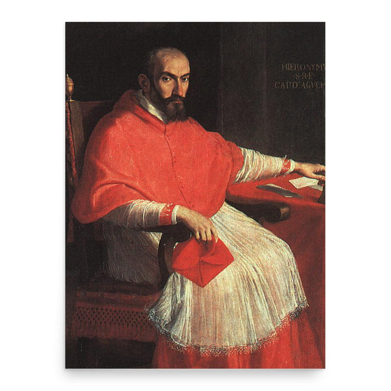 Girolamo Agucchi poster print, in size 18x24 inches.
