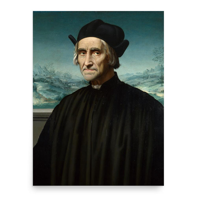 Girolamo Benivieni poster print, in size 18x24 inches.