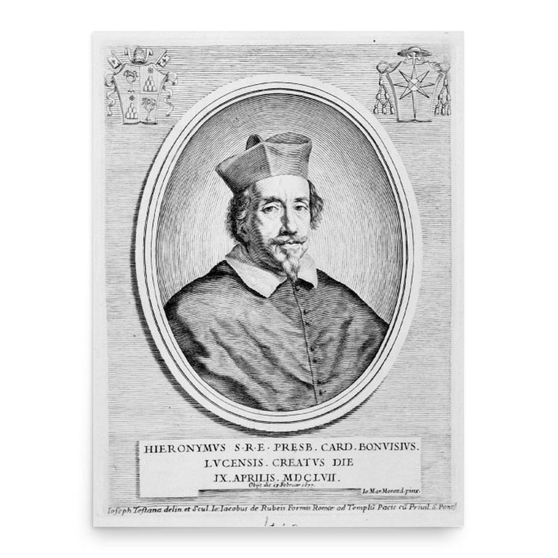 Girolamo Buonvisi poster print, in size 18x24 inches.