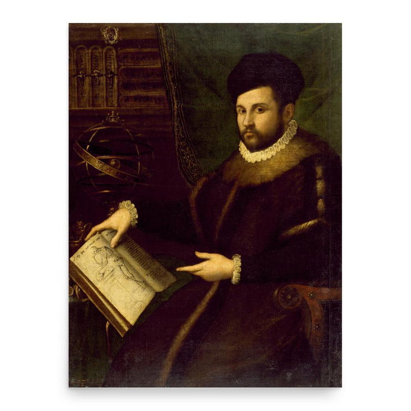 Girolamo Mercuriale poster print, in size 18x24 inches.