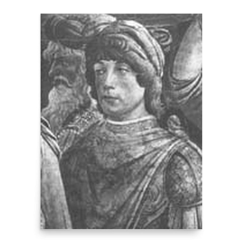 Girolamo Riario poster print, in size 18x24 inches.