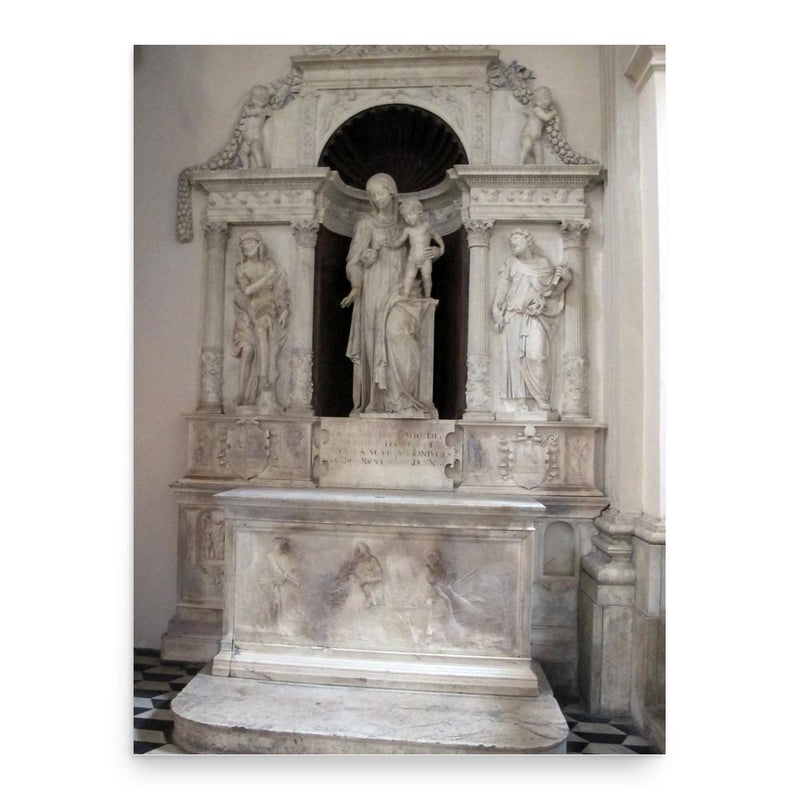 Girolamo Santacroce poster print, in size 18x24 inches.