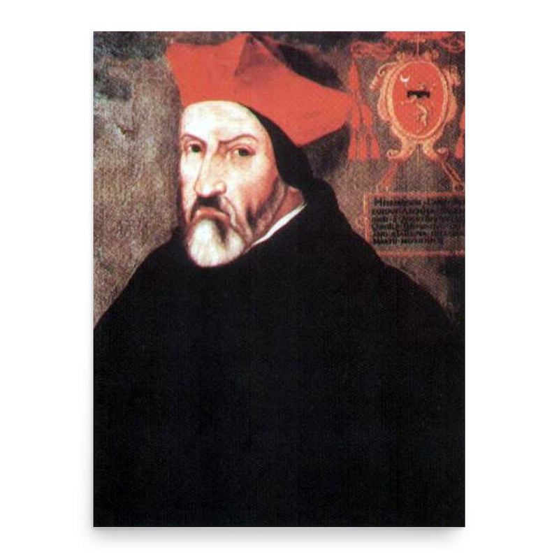 Girolamo Seripando poster print, in size 18x24 inches.