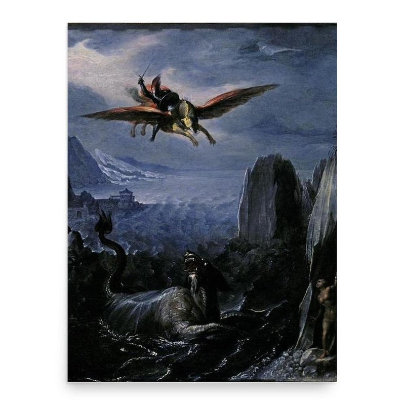 Girolamo da Carpi poster print, in size 18x24 inches.