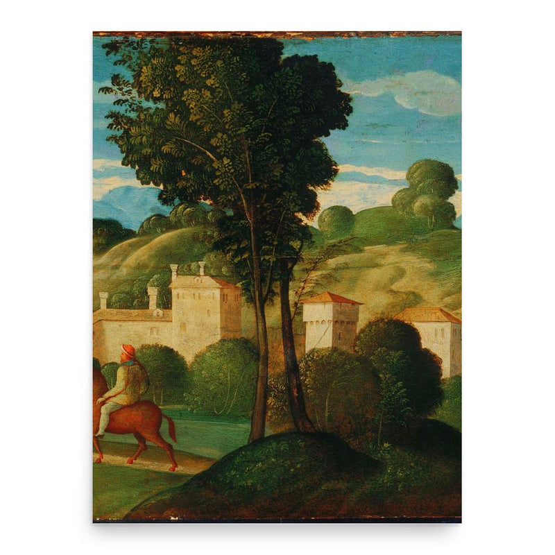 Girolamo da Santacroce poster print, in size 18x24 inches.