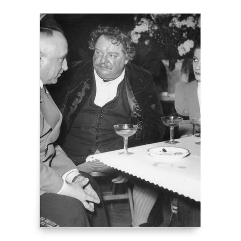 Gisela Uhlen poster print, in size 18x24 inches.