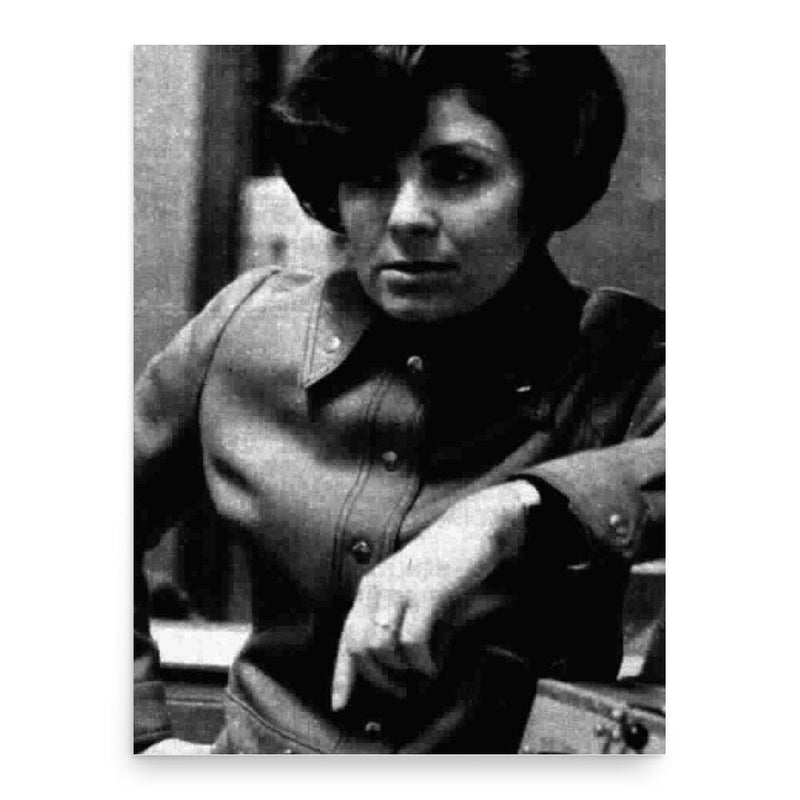 Giuliana Berlinguer poster print, in size 18x24 inches.