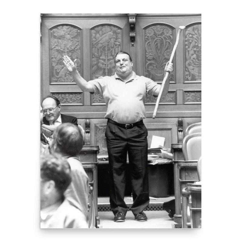 Giuliano Bignasca poster print, in size 18x24 inches.