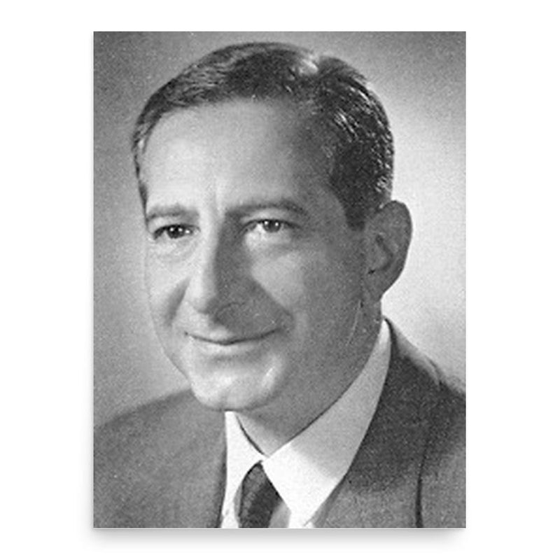 Giuliano Vassalli poster print, in size 18x24 inches.