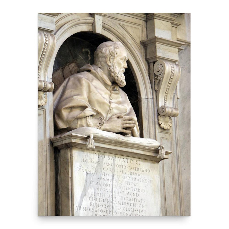 Giulio Antonio Santorio poster print, in size 18x24 inches.