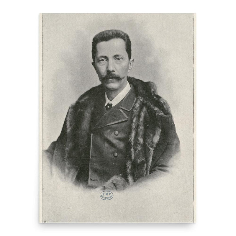 Giulio Bizzozero poster print, in size 18x24 inches.