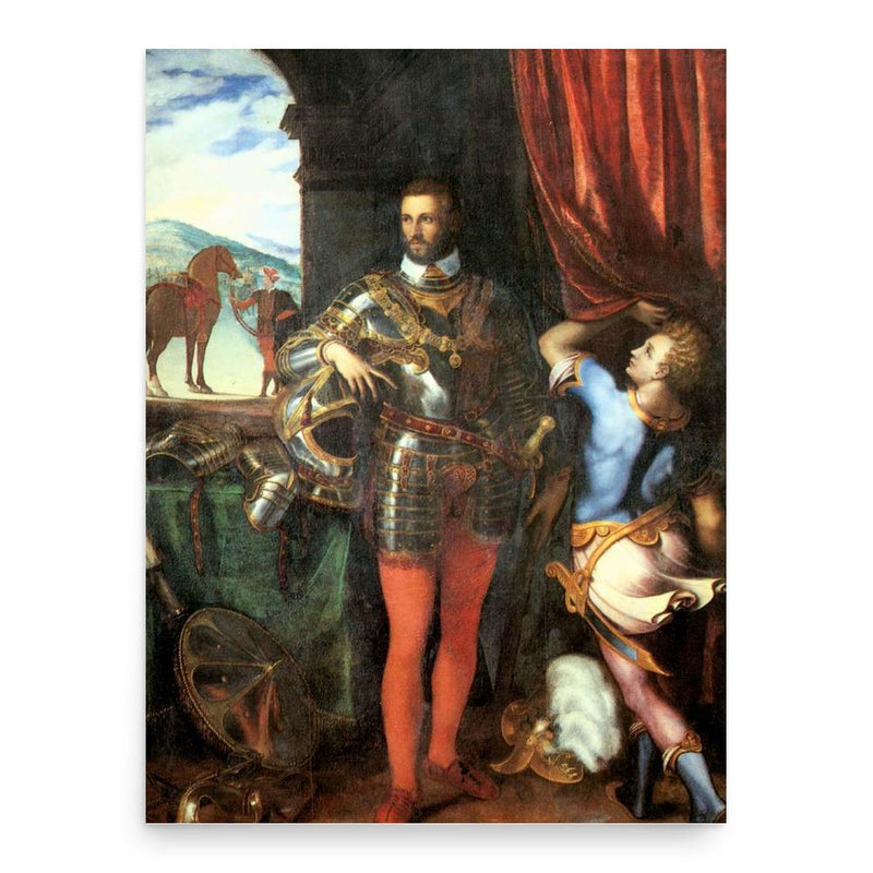 Giulio Campi poster print, in size 18x24 inches.