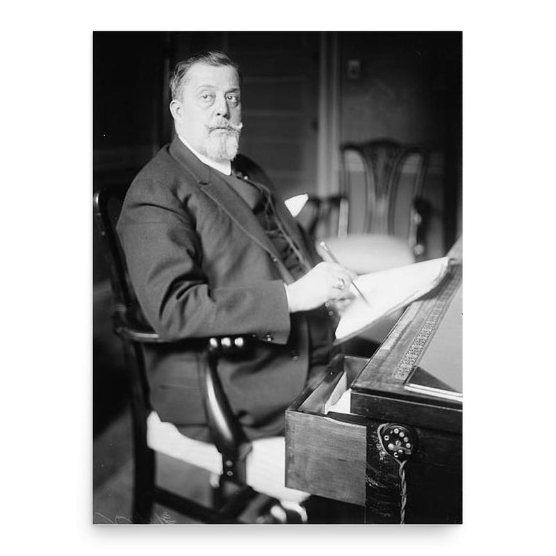 Giulio Gatti-Casazza poster print, in size 18x24 inches.