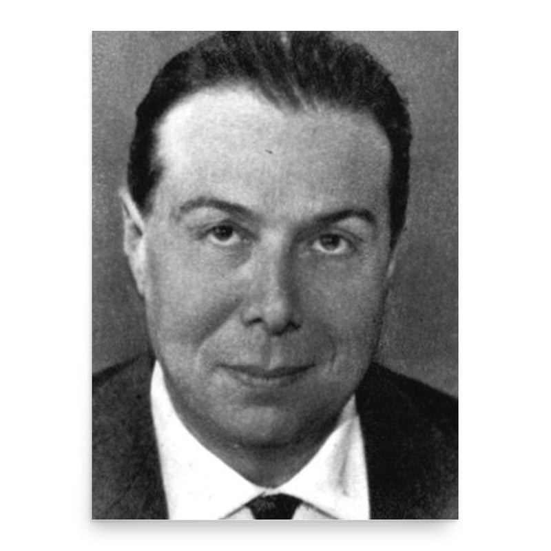 Giulio Onesti poster print, in size 18x24 inches.