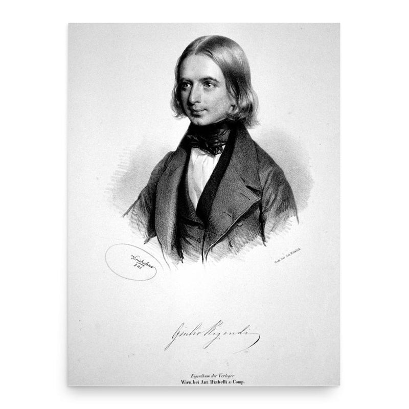 Giulio Regondi poster print, in size 18x24 inches.