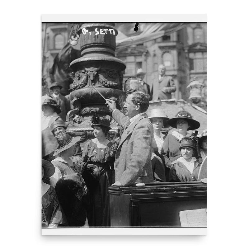 Giulio Setti poster print, in size 18x24 inches.